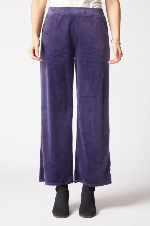 30066 - Cozy Velour Zen Pant-04-Bottoms-Habitat-Krista Anne's Boutique, Women's Fashion and Accessories Located in Oklahoma City, OK and Black Mountain, NC