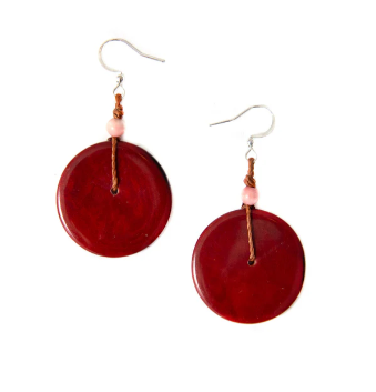 1E1622 - Cooper Earrings-10-Jewelry-Tagua Jewelry-Krista Anne's Boutique, Women's Fashion and Accessories Located in Oklahoma City, OK and Black Mountain, NC