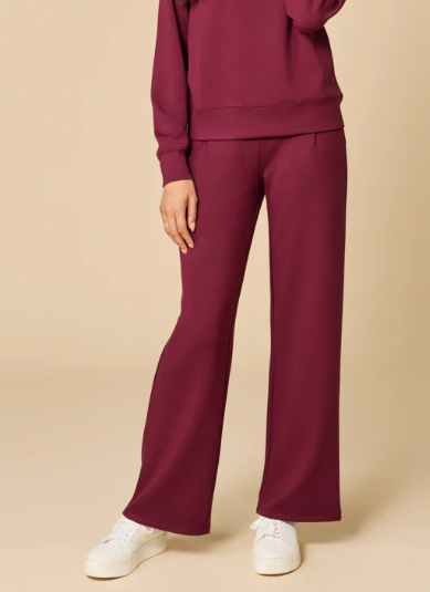 DreamTech Pleated Shoulder Tank with Cropped Pant - Almond main image 0
