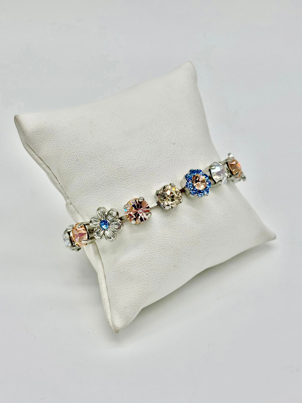 B-4068/4-5005-RO - Medium Daisy Bracelet-10-Jewelry-Mariana-Krista Anne's Boutique, Women's Fashion and Accessories Located in Oklahoma City, OK and Black Mountain, NC