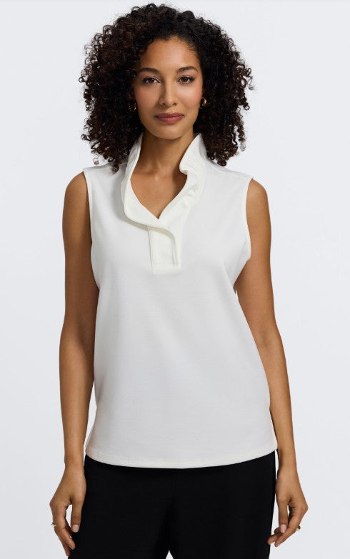 203787 - Tammy Sleeveless Top-02-Tops/Blouses-Foxcroft-Krista Anne's Boutique, Women's Fashion and Accessories Located in Oklahoma City, OK and Black Mountain, NC