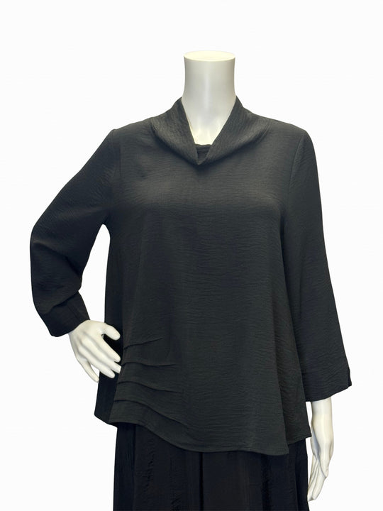 25857 - Airflow Mock Neck Top-02-Tops/Blouses-Shana-Krista Anne's Boutique, Women's Fashion and Accessories Located in Oklahoma City, OK and Black Mountain, NC
