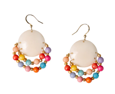 1E2115 - Cassidy Earrings-10-Jewelry-Tagua Jewelry-Krista Anne's Boutique, Women's Fashion and Accessories Located in Oklahoma City, OK and Black Mountain, NC