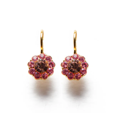 E-1379-5001-YG6 - Medium Flower Earrings-10-Jewelry-Mariana-Krista Anne's Boutique, Women's Fashion and Accessories Located in Oklahoma City, OK and Black Mountain, NC