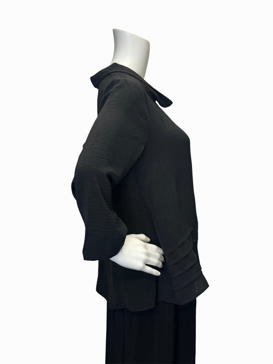 25857 - Airflow Mock Neck Top-02-Tops/Blouses-Shana-Krista Anne's Boutique, Women's Fashion and Accessories Located in Oklahoma City, OK and Black Mountain, NC