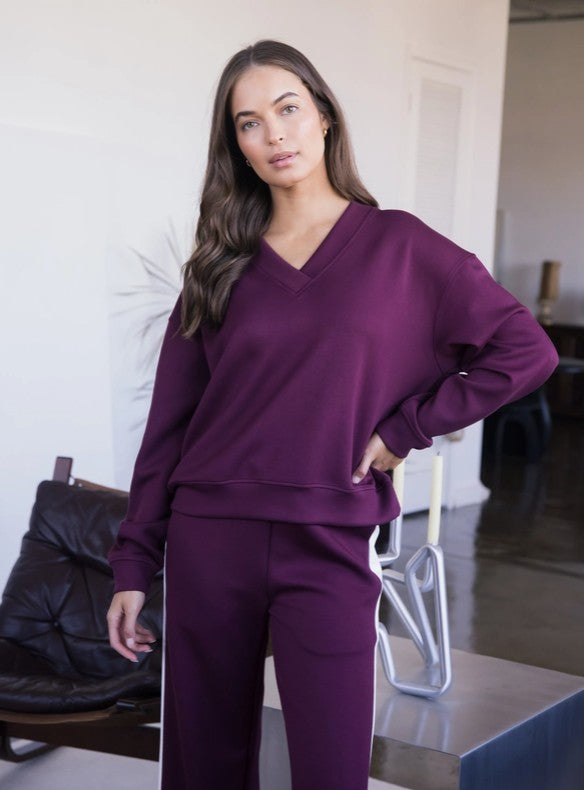 PT10727 - Butter Modal V-Neck Pullover Top-02-Tops/Blouses-P. Cill-Krista Anne's Boutique, Women's Fashion and Accessories Located in Oklahoma City, OK and Black Mountain, NC