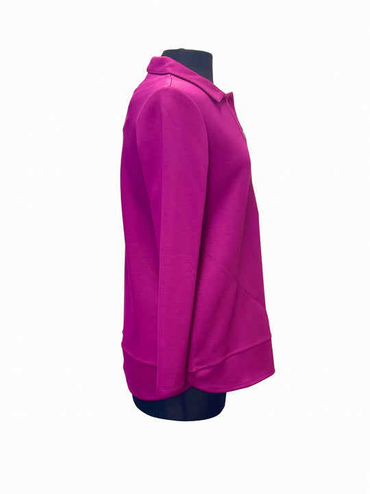 Zara Button-Detail Soft Top-02-Tops/Blouses-Lior-Krista Anne's Boutique, Women's Fashion and Accessories Located in Oklahoma City, OK and Black Mountain, NC