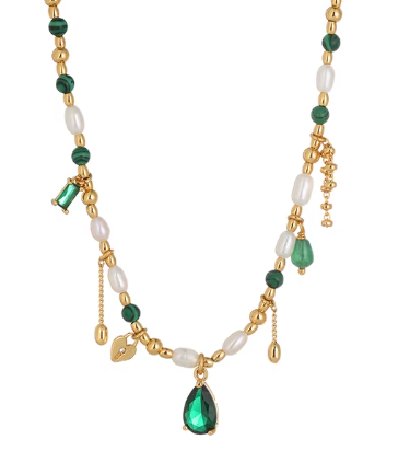Mixed Charm Necklace-10-Jewelry-Aslan Rose-Krista Anne's Boutique, Women's Fashion and Accessories Located in Oklahoma City, OK and Black Mountain, NC
