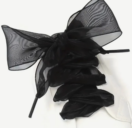40SD106 - Satin Organza Shoe Lace-09-Accessories-Josslyn-Krista Anne's Boutique, Women's Fashion and Accessories Located in Oklahoma City, OK and Black Mountain, NC