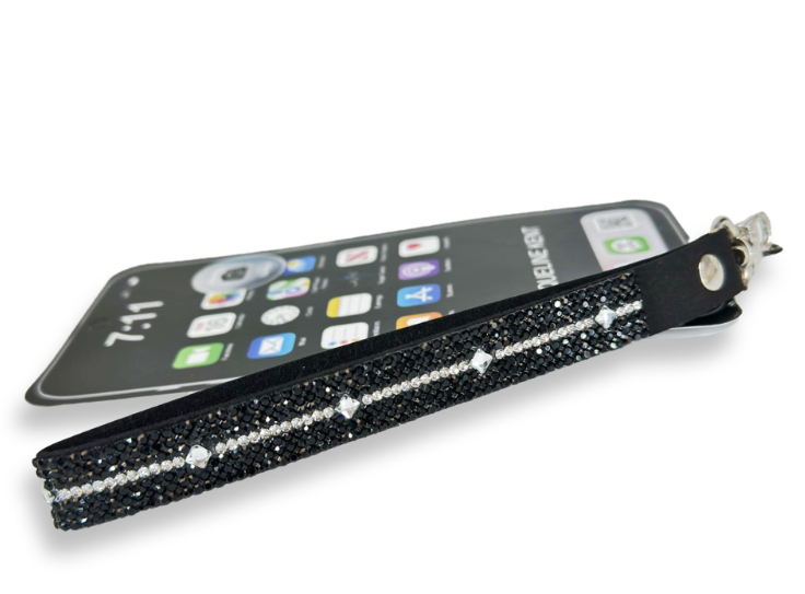 Bejeweled Phone Wrist Lanyard-09-Accessories-Jacqueline Kent-Krista Anne's Boutique, Women's Fashion and Accessories Located in Oklahoma City, OK and Black Mountain, NC