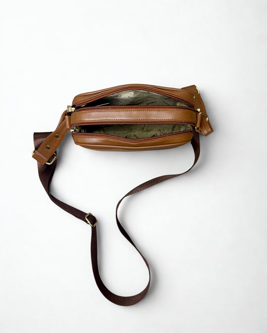 A-1 - Perfect Leather Crossbody-09-Accessories-Vintage Decor Inc.-Krista Anne's Boutique, Women's Fashion and Accessories Located in Oklahoma City, OK and Black Mountain, NC