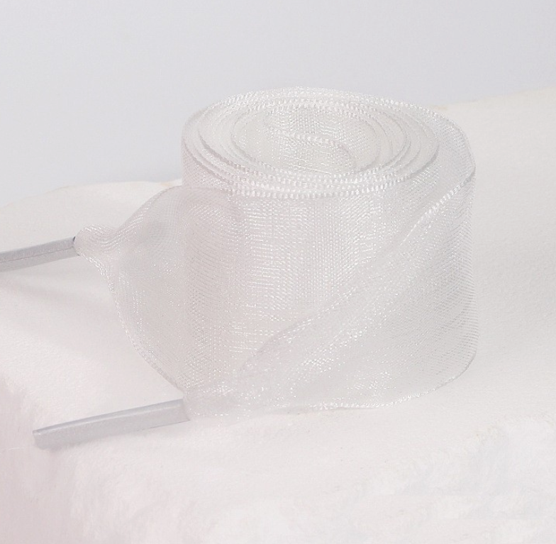 40SD106 - Satin Organza Shoe Lace-09-Accessories-Josslyn-Krista Anne's Boutique, Women's Fashion and Accessories Located in Oklahoma City, OK and Black Mountain, NC