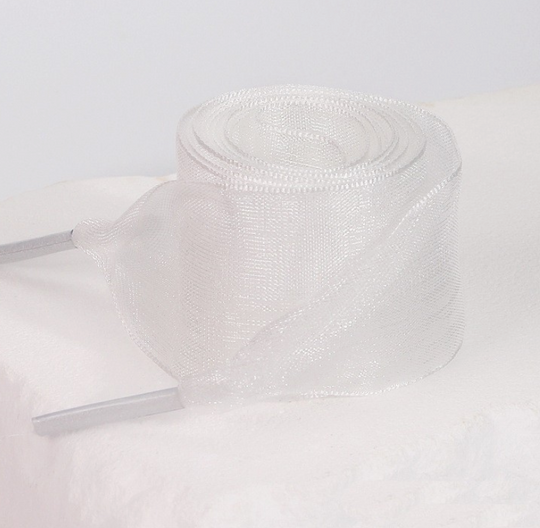 40SD106 - Satin Organza Shoe Lace-09-Accessories-Josslyn-Krista Anne's Boutique, Women's Fashion and Accessories Located in Oklahoma City, OK and Black Mountain, NC