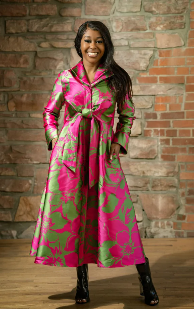 F22041 - Double Collar A-Line Dress-06-Dresses/Jumpsuits-Samuel Dong-Krista Anne's Boutique, Women's Fashion and Accessories Located in Oklahoma City, OK and Black Mountain, NC