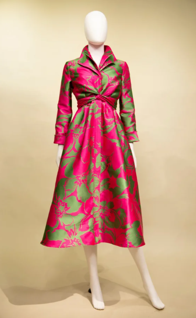 F22041 - Double Collar A-Line Dress-06-Dresses/Jumpsuits-Samuel Dong-Krista Anne's Boutique, Women's Fashion and Accessories Located in Oklahoma City, OK and Black Mountain, NC