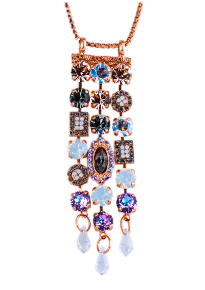 Waterfall Pendant - N-5068/2-1154-RG-10-Jewelry-Mariana-Krista Anne's Boutique, Women's Fashion and Accessories Located in Oklahoma City, OK and Black Mountain, NC