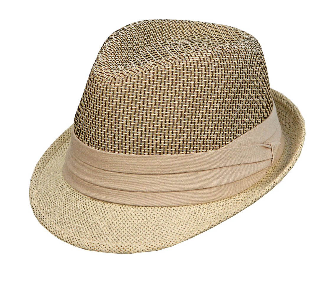 T707-B - Triple Band Fedora-09-Accessories-LTC-Krista Anne's Boutique, Women's Fashion and Accessories Located in Oklahoma City, OK and Black Mountain, NC