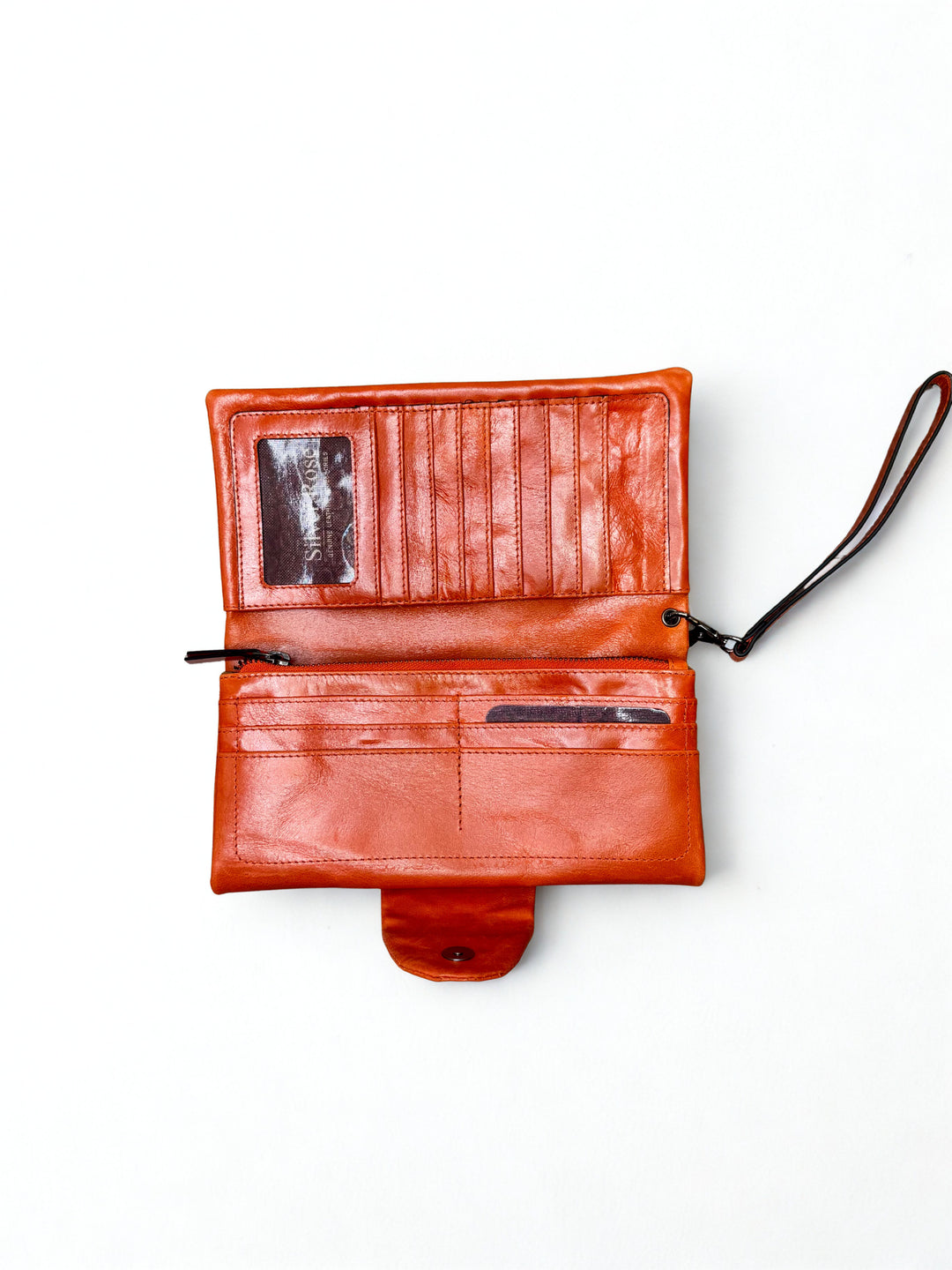 WL-1463 - Perfect Leather Clutch-09-Accessories-Vintage Decor Inc.-Krista Anne's Boutique, Women's Fashion and Accessories Located in Oklahoma City, OK and Black Mountain, NC