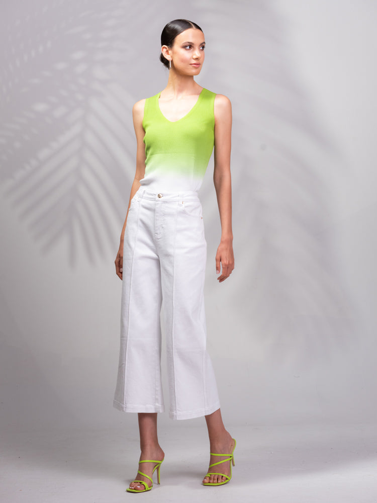 A45025 - Gracia Crop Pant-04-Bottoms-Alison Sheri-Krista Anne's Boutique, Women's Fashion and Accessories Located in Oklahoma City, OK and Black Mountain, NC