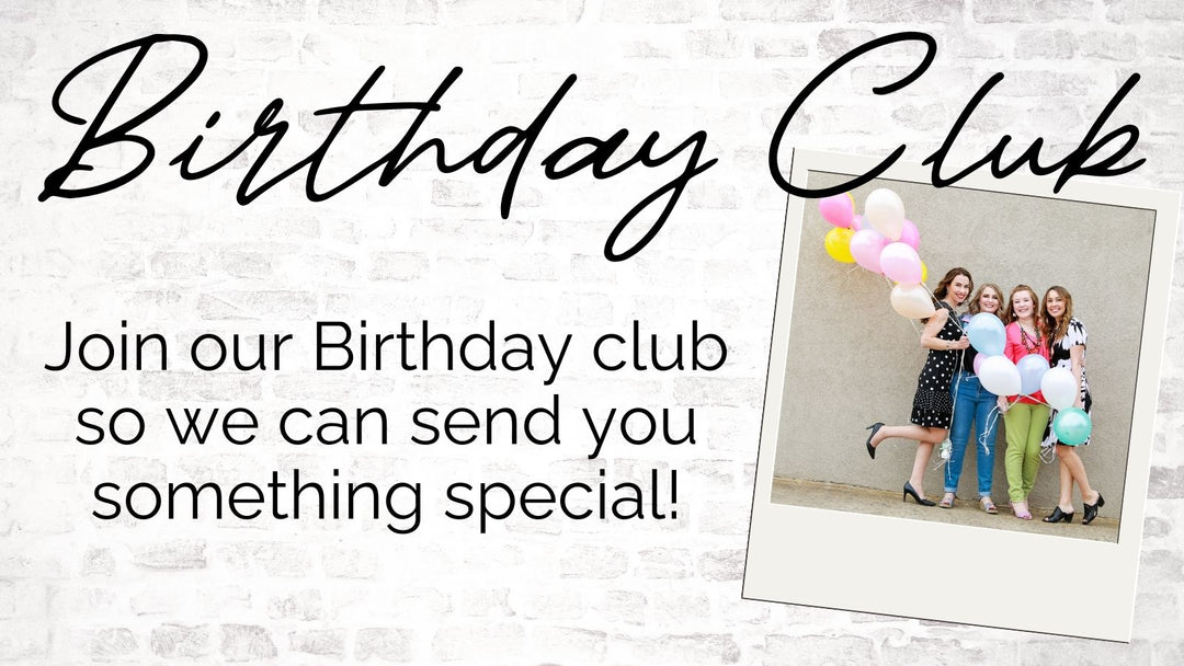 Join Our Birthday Club | Krista Anne's Boutique | Oklahoma City and Black Mountain, NC