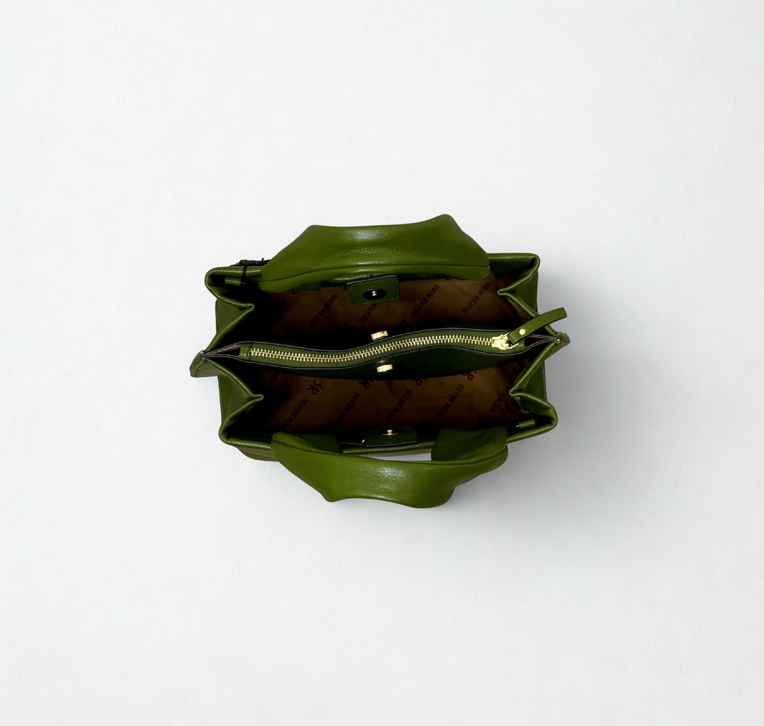 BG:2697 - Solid Leather Bag-09-Accessories-Vintage Decor Inc.-Krista Anne's Boutique, Women's Fashion and Accessories Located in Oklahoma City, OK and Black Mountain, NC