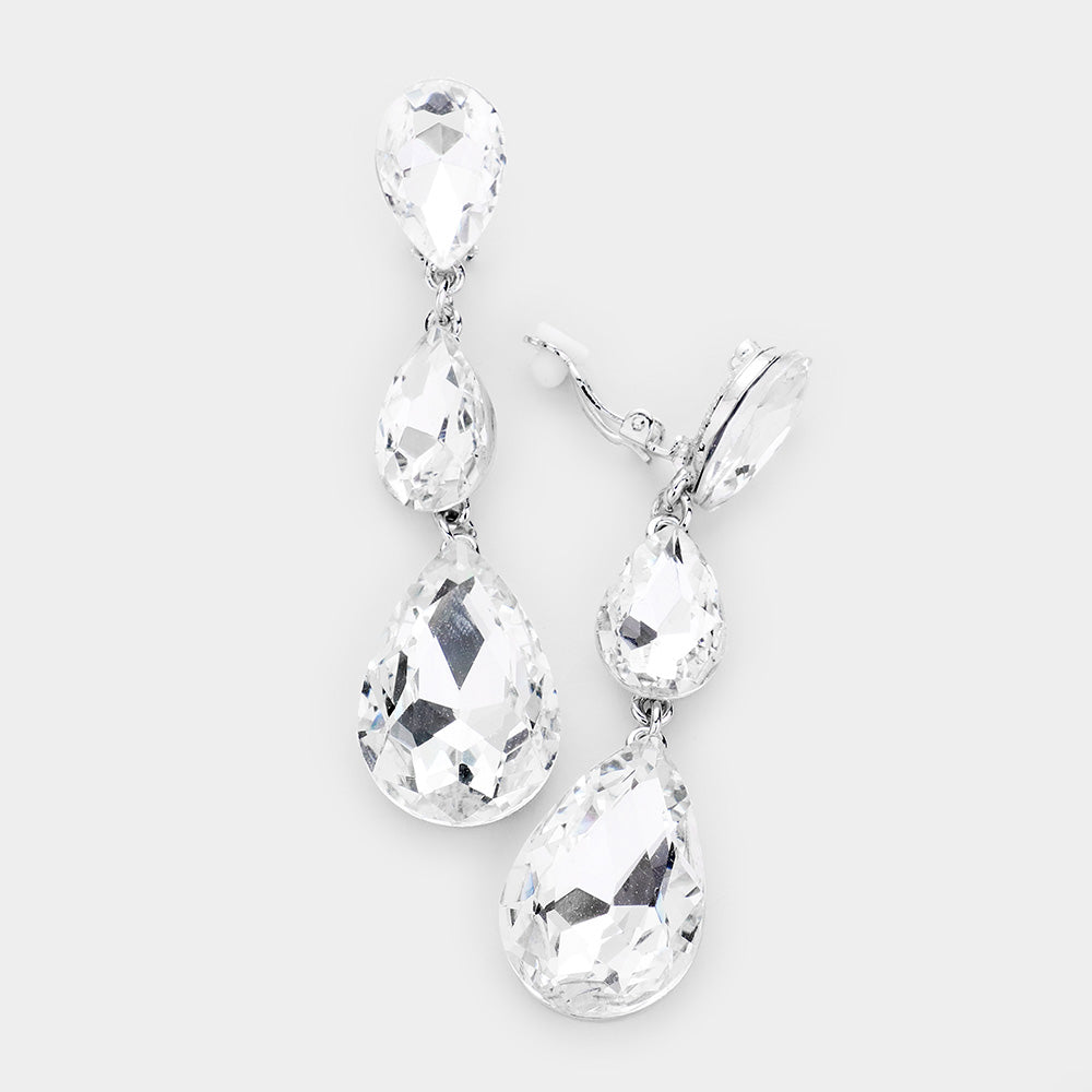 CE1419 - Vivienne Clip Earring-09-Accessories-Wona Trading, Inc.-Krista Anne's Boutique, Women's Fashion and Accessories Located in Oklahoma City, OK and Black Mountain, NC