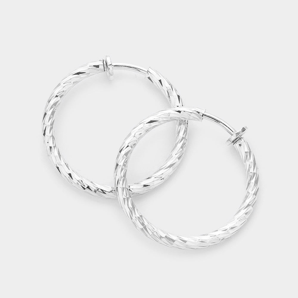 CE200-1 - Elena Clip Earrings-09-Accessories-Wona Trading, Inc.-Krista Anne's Boutique, Women's Fashion and Accessories Located in Oklahoma City, OK and Black Mountain, NC