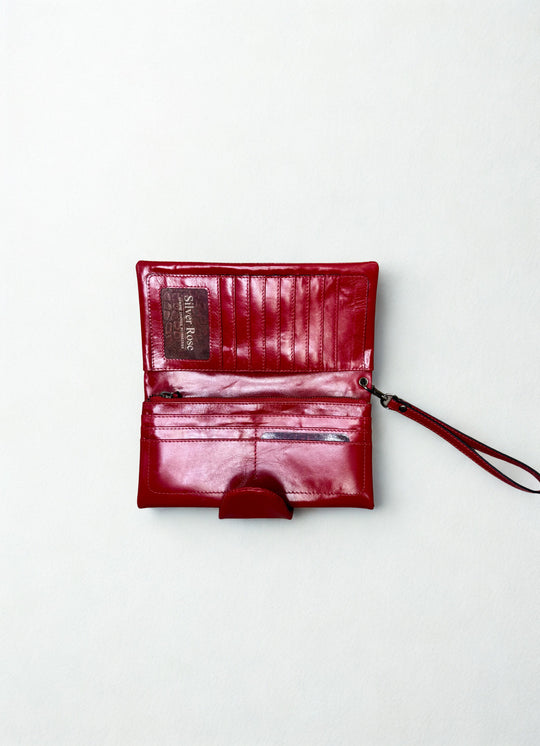 WL-1463 - Perfect Leather Clutch-09-Accessories-Vintage Decor Inc.-Krista Anne's Boutique, Women's Fashion and Accessories Located in Oklahoma City, OK and Black Mountain, NC