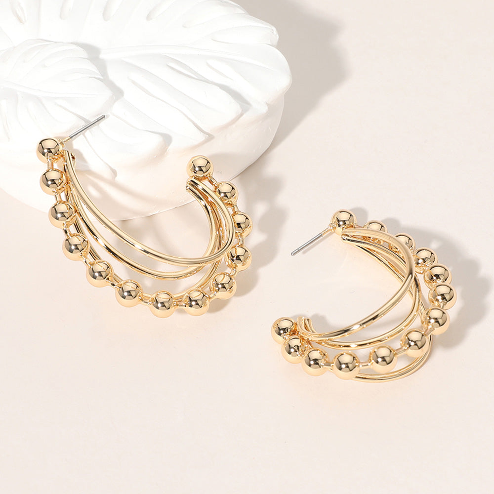 ME6940 - Luna Earrings-10-Jewelry-Wona Trading, Inc.-Krista Anne's Boutique, Women's Fashion and Accessories Located in Oklahoma City, OK and Black Mountain, NC