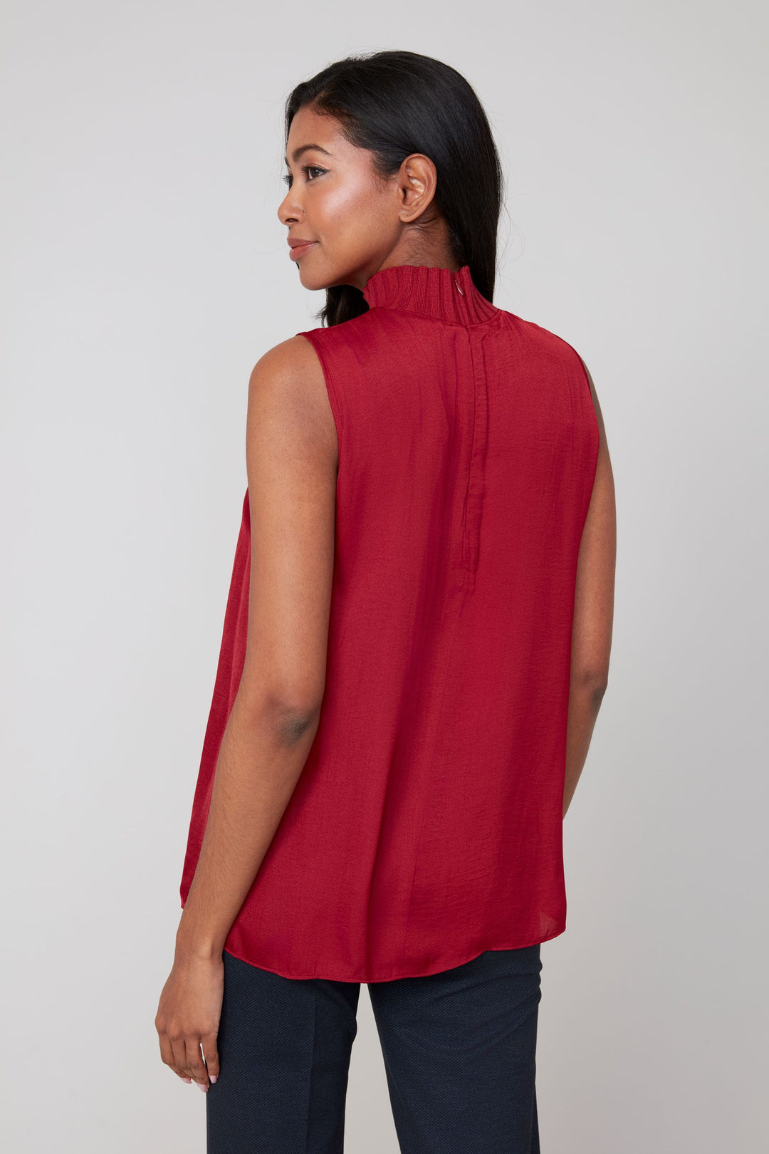 R5118 - Sleeveless Mock Knit Top-03-Tees/Tanks-Renuar-Krista Anne's Boutique, Women's Fashion and Accessories Located in Oklahoma City, OK and Black Mountain, NC