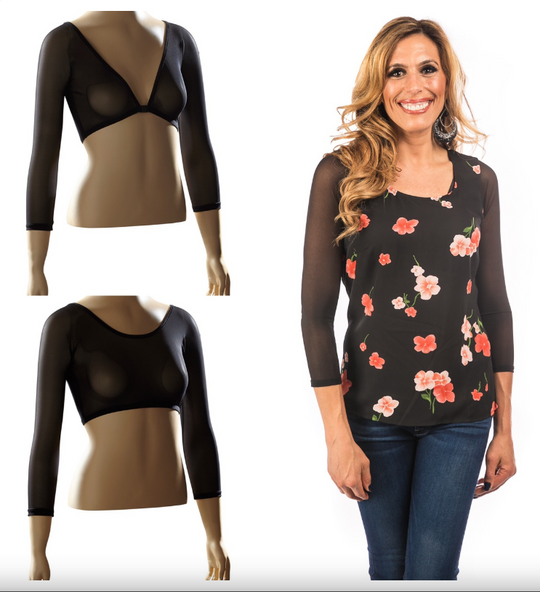 3/4 Sleeve Mesh Sleevey Wonder-09-Accessories-Sleevey Wonder-Krista Anne's Boutique, Women's Fashion and Accessories Located in Oklahoma City, OK and Black Mountain, NC