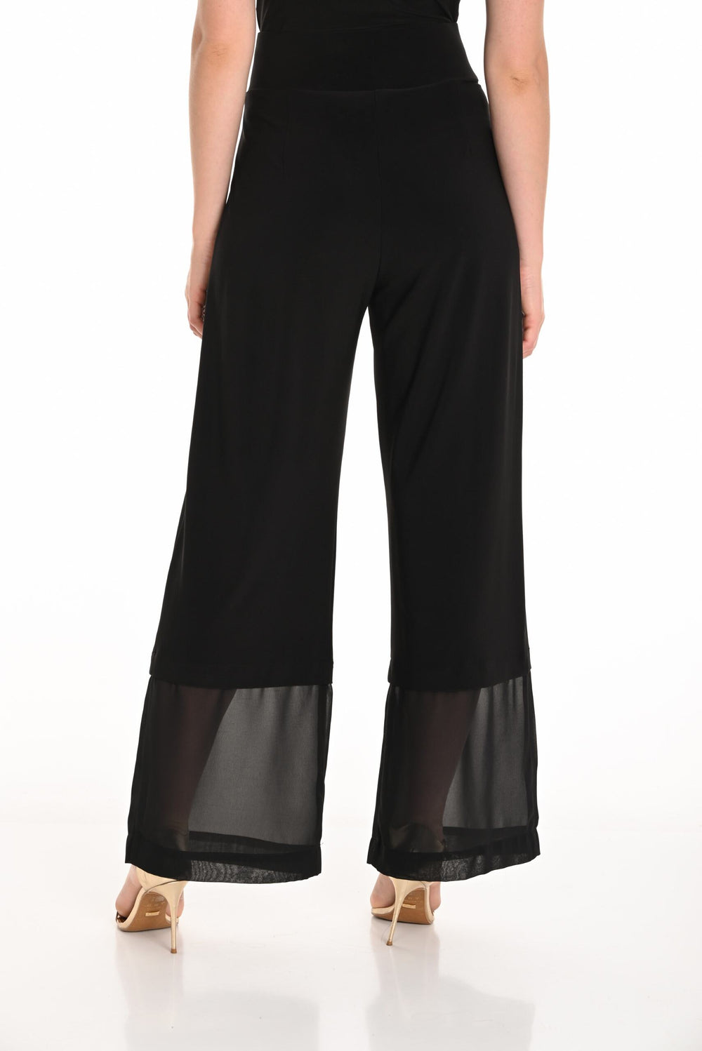 251048 - Sheer Cuff Pull On Pant-04-Bottoms-Frank Lyman-Krista Anne's Boutique, Women's Fashion and Accessories Located in Oklahoma City, OK and Black Mountain, NC