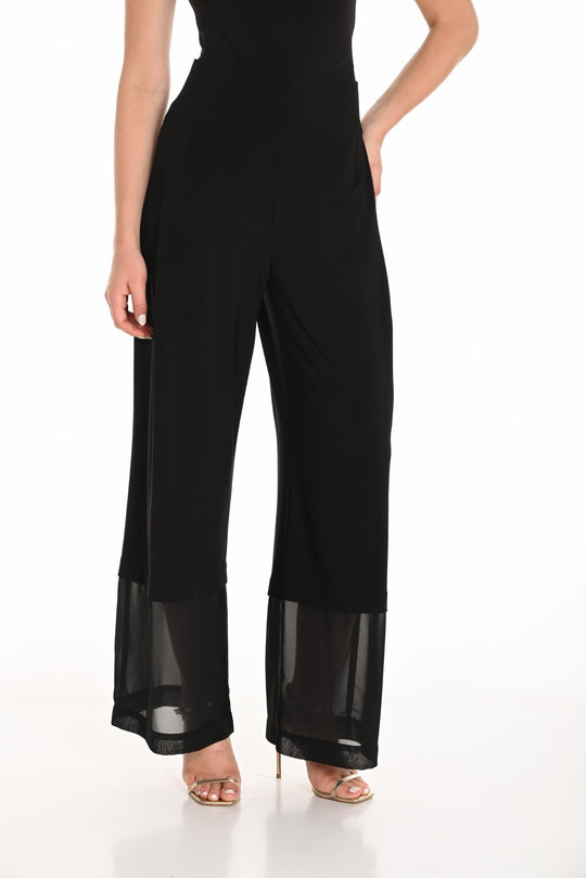 251048 - Sheer Cuff Pull On Pant-04-Bottoms-Frank Lyman-Krista Anne's Boutique, Women's Fashion and Accessories Located in Oklahoma City, OK and Black Mountain, NC