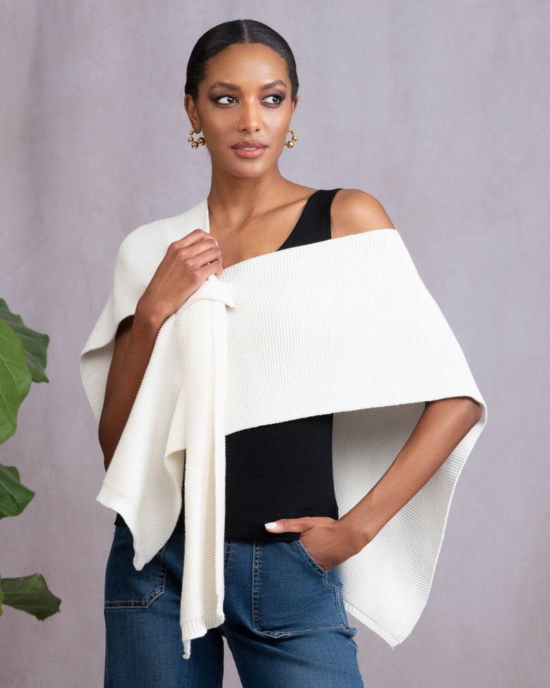 Asymmetrical Wrap-08-Scarves/Wraps-Alison Sheri-Krista Anne's Boutique, Women's Fashion and Accessories Located in Oklahoma City, OK and Black Mountain, NC