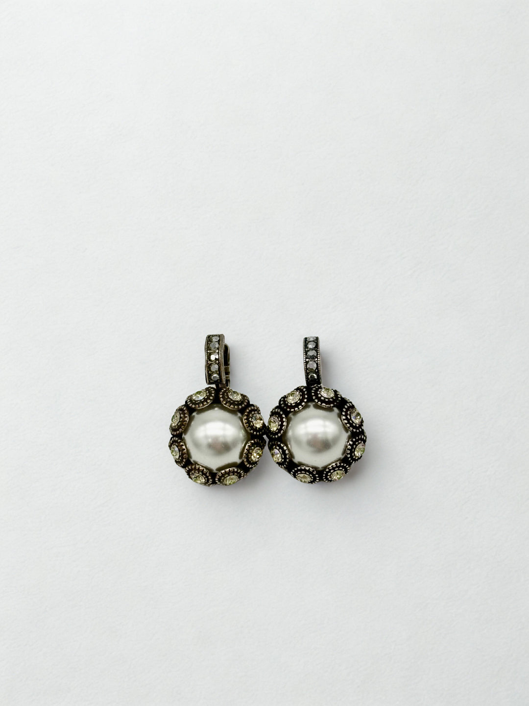 E-1386-1006-SP6 - Pearl Center Leverback Earrings-10-Jewelry-Mariana-Krista Anne's Boutique, Women's Fashion and Accessories Located in Oklahoma City, OK and Black Mountain, NC