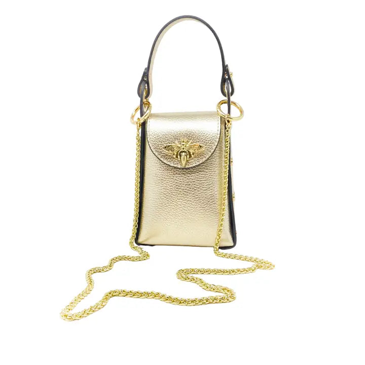 GF1080 - Bumble Bee Clutch + Crossbody-09-Accessories-German Fuentes-Krista Anne's Boutique, Women's Fashion and Accessories Located in Oklahoma City, OK and Black Mountain, NC
