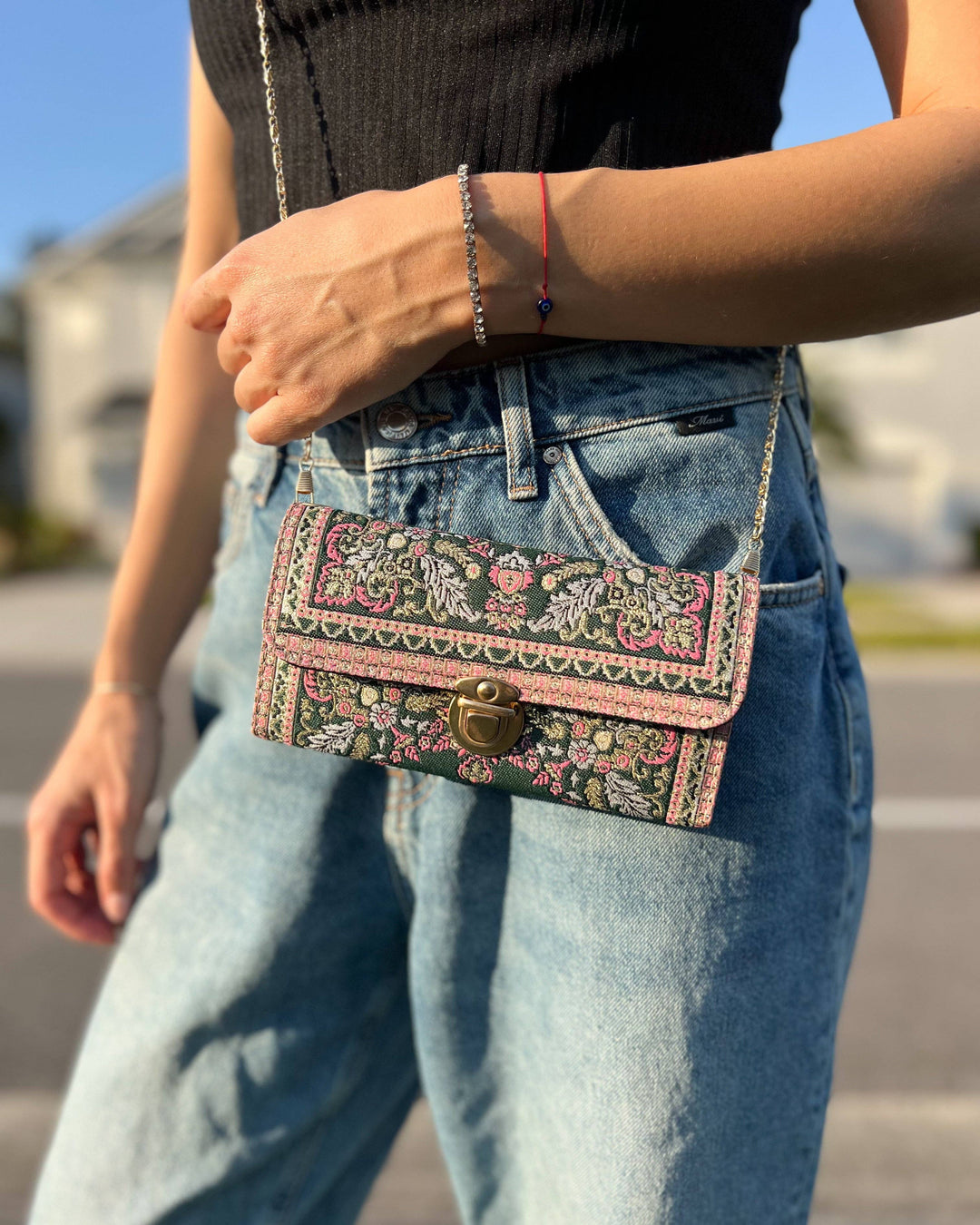 RUGCBAG-025 - Boho Cute Crossbody Bag-12-Gifts-Umays Boho-Krista Anne's Boutique, Women's Fashion and Accessories Located in Oklahoma City, OK and Black Mountain, NC