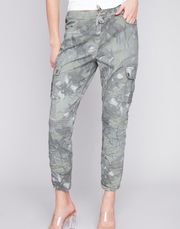 C5520 - Crinkled Cargo Jogger Pant-04-Bottoms-Charlie B.-Krista Anne's Boutique, Women's Fashion and Accessories Located in Oklahoma City, OK and Black Mountain, NC