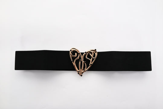 A25300 - Heart Clasp Belt-09-Accessories-Frank Lyman-Krista Anne's Boutique, Women's Fashion and Accessories Located in Oklahoma City, OK and Black Mountain, NC