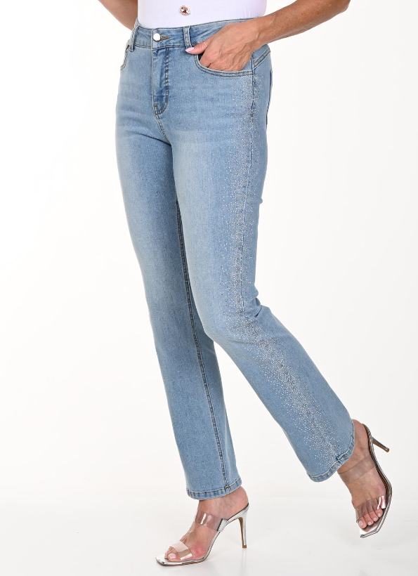 241357U - Relaxed Fit Jean with Side Sparkle
