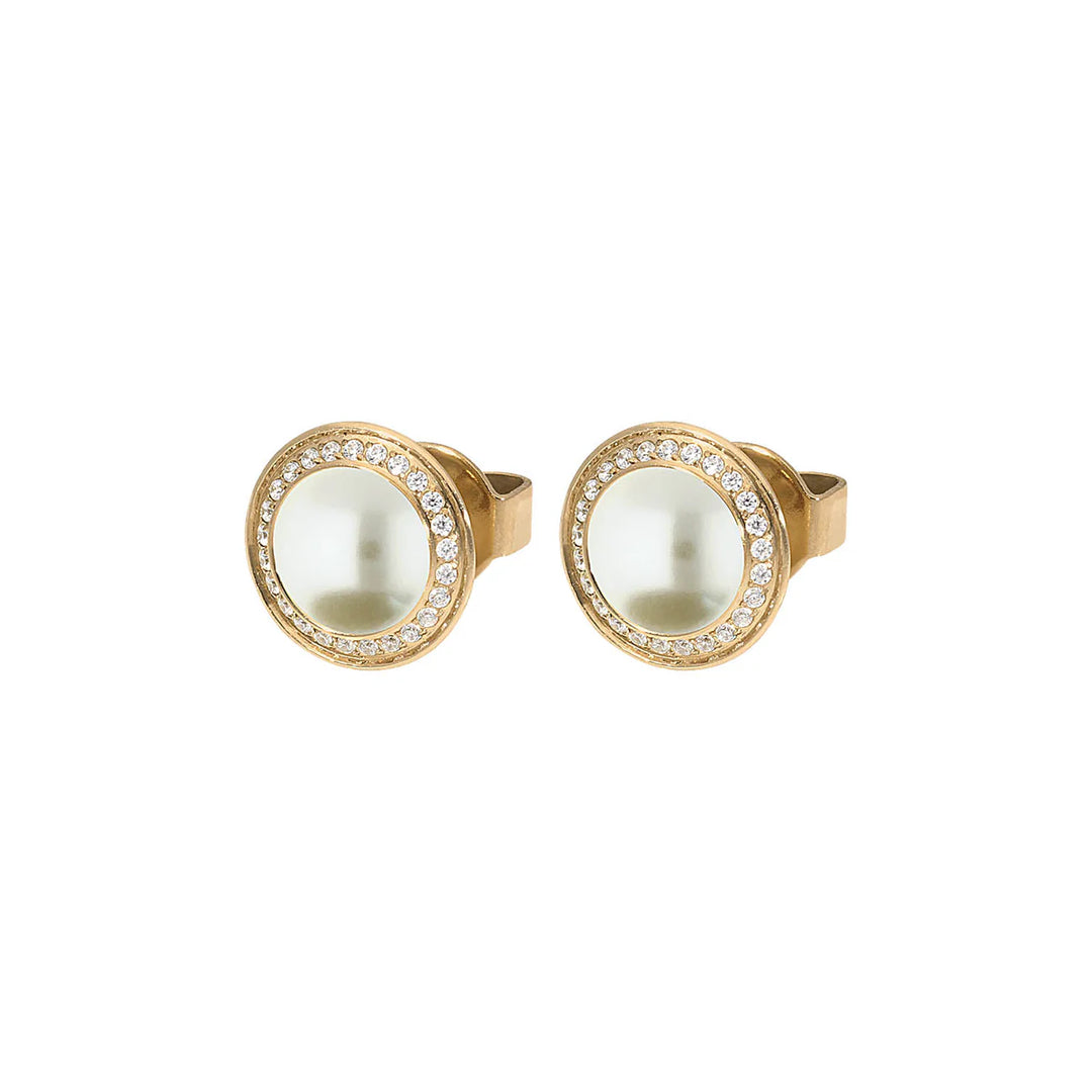 100022/21 - Gold Tondo Deluxe Earrings-10-Jewelry-Qudo-Krista Anne's Boutique, Women's Fashion and Accessories Located in Oklahoma City, OK and Black Mountain, NC