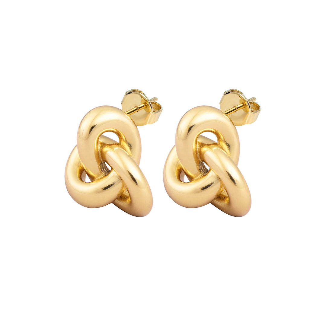 106010-21 - Nodo Stud Earrings-10-Jewelry-Qudo-Krista Anne's Boutique, Women's Fashion and Accessories Located in Oklahoma City, OK and Black Mountain, NC