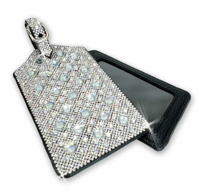 JKLT102 - Embellished Luggage Tag-12-Gifts-Jacqueline Kent-Krista Anne's Boutique, Women's Fashion and Accessories Located in Oklahoma City, OK and Black Mountain, NC