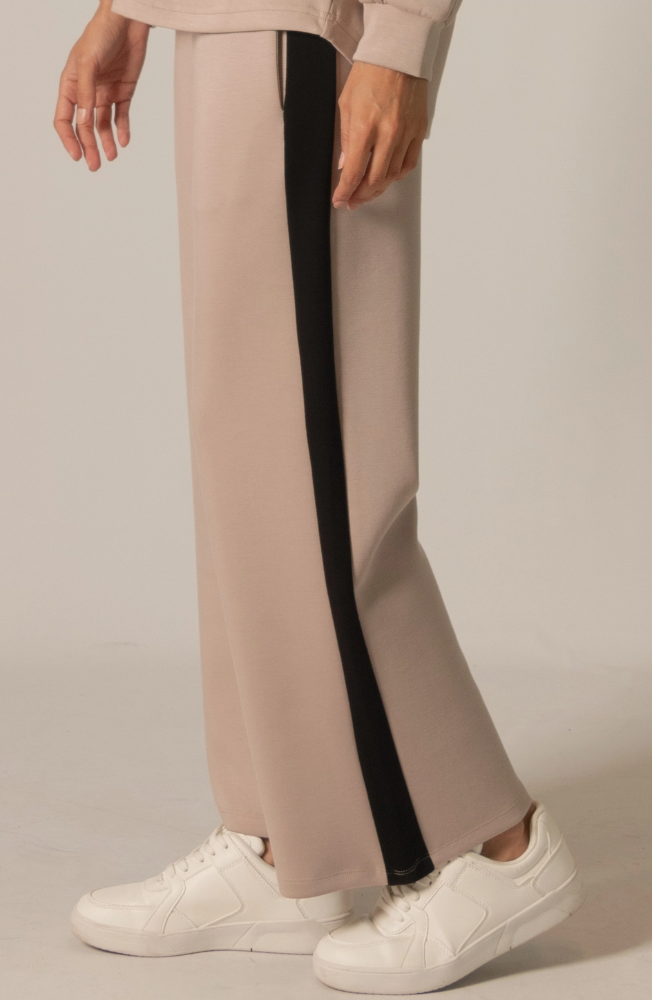 PP50028-C - "Butter Modal" Side Stripe Wide Leg Pants-04-Bottoms-P. Cill-Krista Anne's Boutique, Women's Fashion and Accessories Located in Oklahoma City, OK and Black Mountain, NC