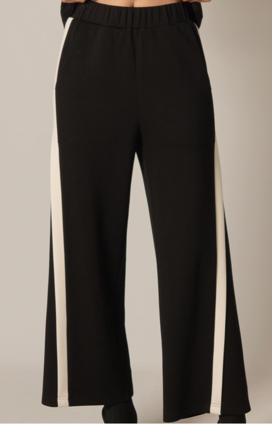 PP50146 - "Butter Modal" Side Contrast Stripe Pants-04-Bottoms-P. Cill-Krista Anne's Boutique, Women's Fashion and Accessories Located in Oklahoma City, OK and Black Mountain, NC