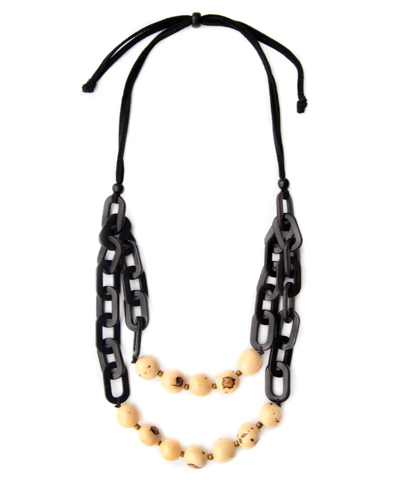 SC1733 - June Necklace-10-Jewelry-Tagua Jewelry-Krista Anne's Boutique, Women's Fashion and Accessories Located in Oklahoma City, OK and Black Mountain, NC