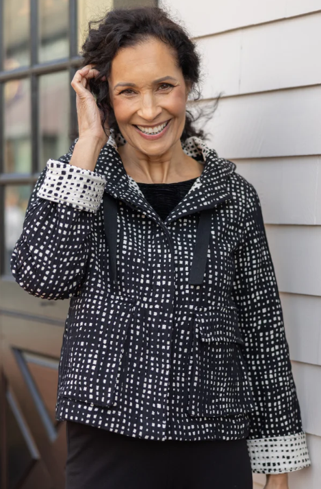 21826 - Autumn Check Cargo Hoodie-01-Jackets/Blazers-Habitat-Krista Anne's Boutique, Women's Fashion and Accessories Located in Oklahoma City, OK and Black Mountain, NC