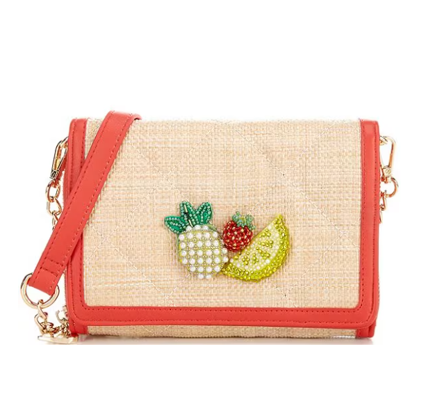 BJ35285N - Fruit Picnic Bag-09-Accessories-Betsey Johnson-Krista Anne's Boutique, Women's Fashion and Accessories Located in Oklahoma City, OK and Black Mountain, NC