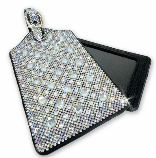 JKLT102 - Embellished Luggage Tag-12-Gifts-Jacqueline Kent-Krista Anne's Boutique, Women's Fashion and Accessories Located in Oklahoma City, OK and Black Mountain, NC