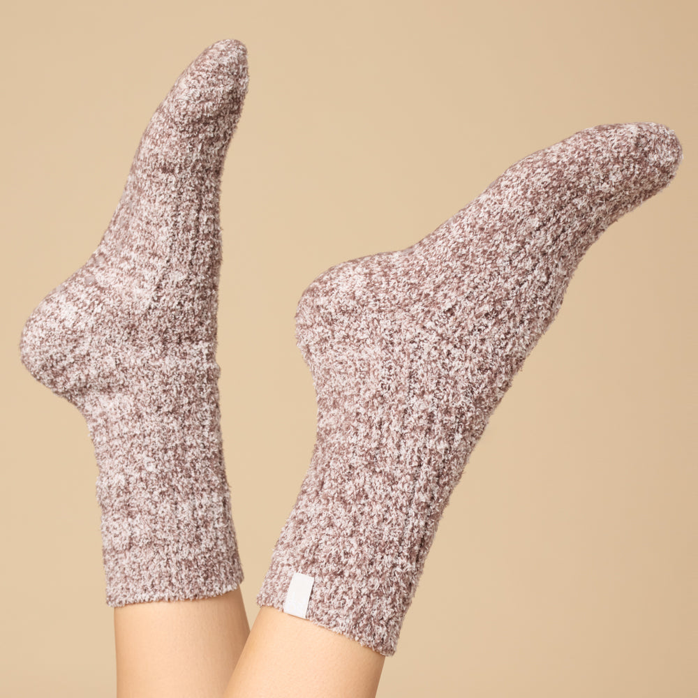 1300 - Marshmallow Crew Socks-09-Accessories-Softies-Krista Anne's Boutique, Women's Fashion and Accessories Located in Oklahoma City, OK and Black Mountain, NC
